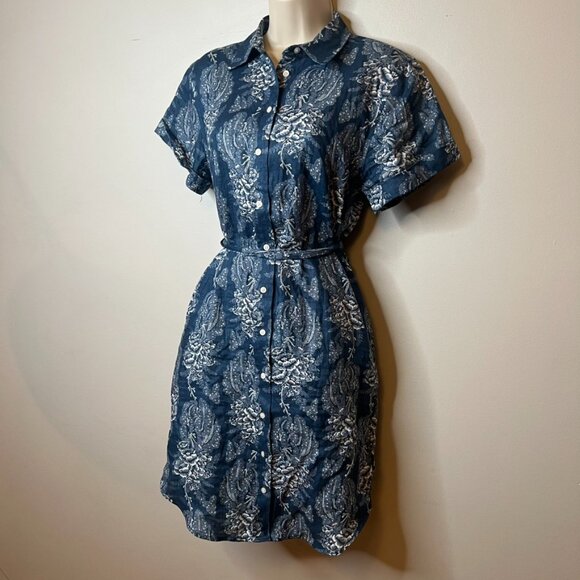 Lauren Ralph Lauren Floral Belted Shirt Dress (2P) - Picture 5 of 15